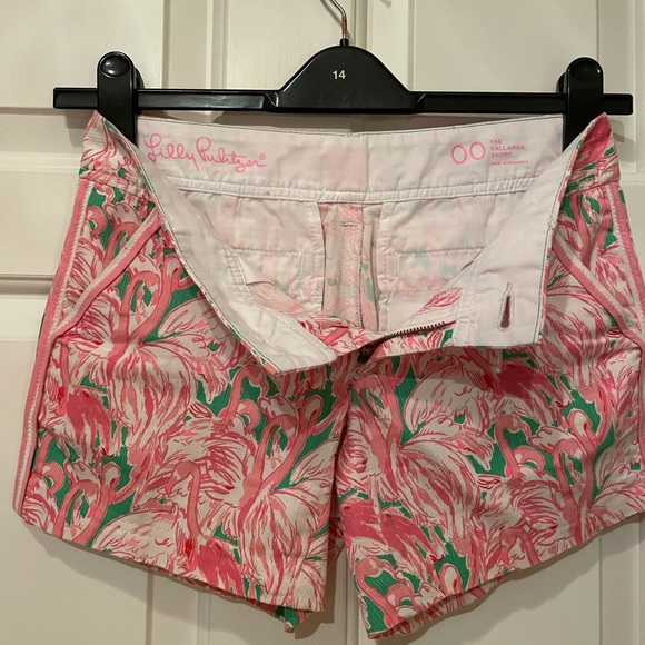 Flamingo Lilly Pulitzer Shorts - Picture 2 of 3